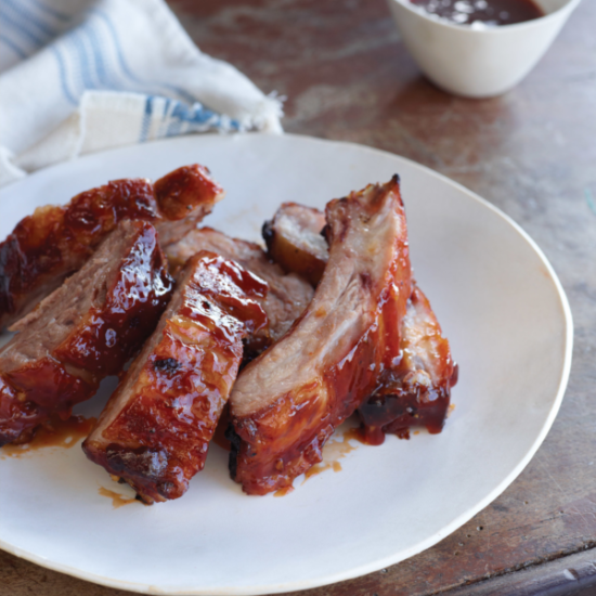 Baby Back Ribs with Chipotle Honey Barbecue Sauce