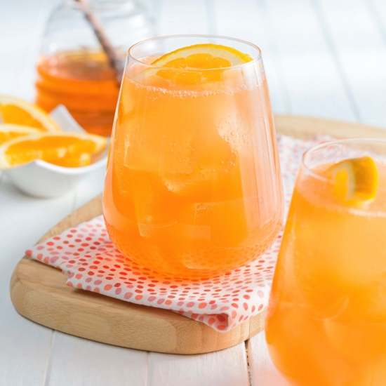 Honey orange crush spritzer